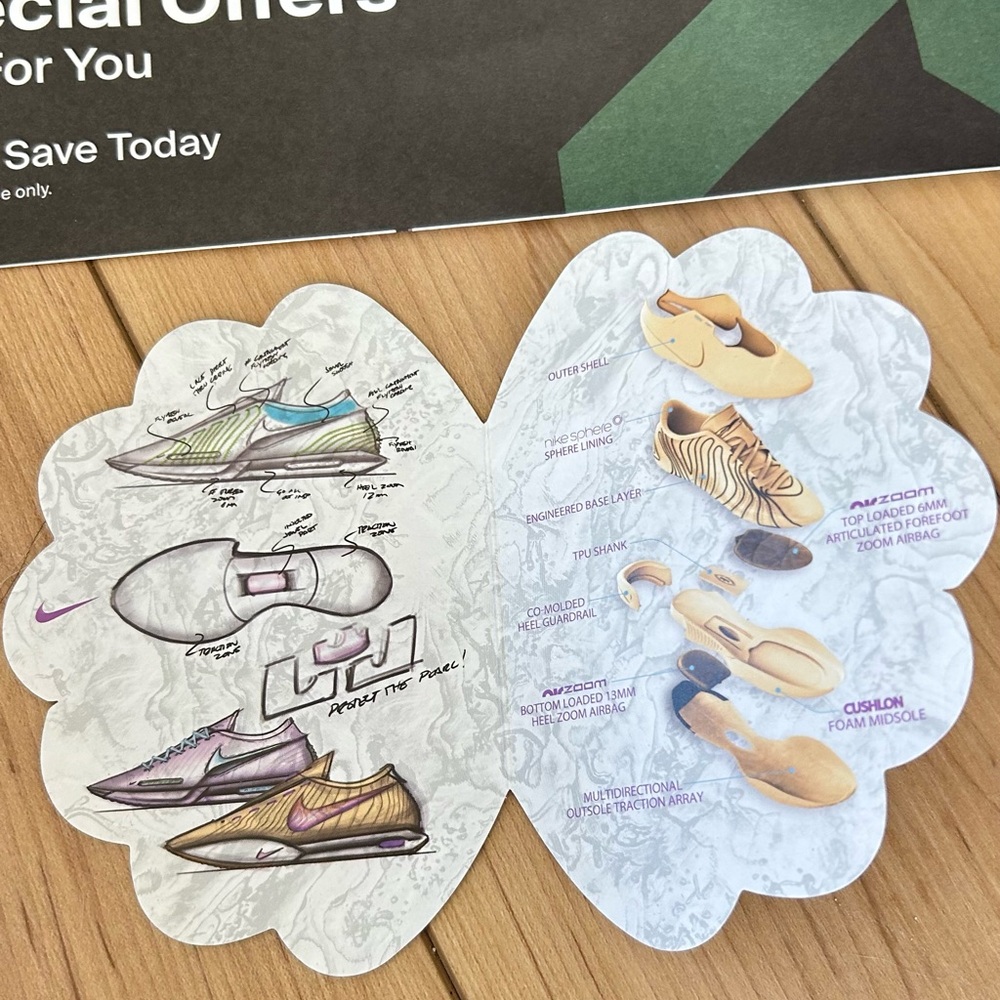 Nike Purple and Yellow Athletic Shoes with High-Top Design - Picture 5 of 7